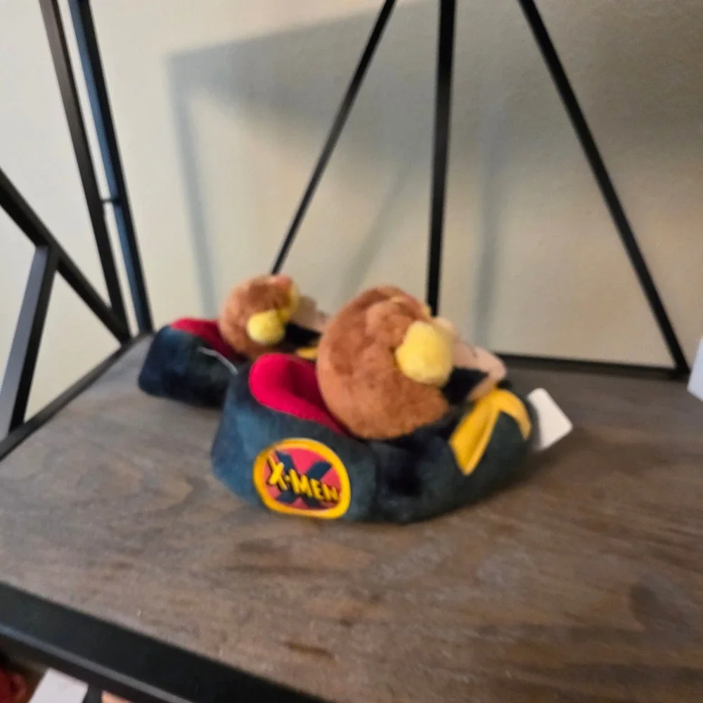 X-Men Evolution Cyclops Character‎ Plush Slippers Size Medium Kids Marvel